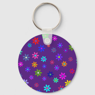 Llavero Ducha de alimentación de flores - patrón de color 