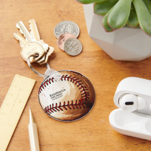 Llavero Ducha de Bebé Forma de Béisbol con Acuarela Minima