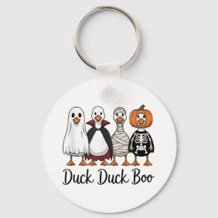 Llavero Duck Duck Boo Funny Goose Halloween Stube _1