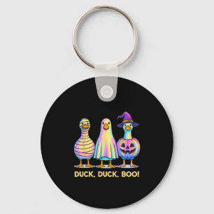 Llavero Duck Duck Boo Gracioso disfraz Halloween Espeluzna
