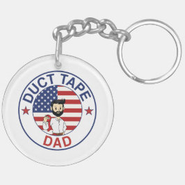Llavero Duct Tape Dad - Acrylic Keychain