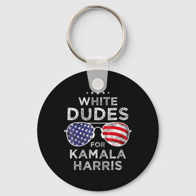 Llavero Dudes Para Kamala Harris Sungles Retro (Anverso)