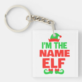 Llavero Duende de Navidad Personalizado