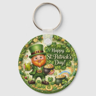 Llavero duende del Día de San Patricio