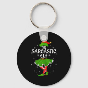 Llavero Duende Sarcástico Navidad Familia Chicas Mujeres D