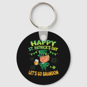 Llavero Duende Trump Cerveza Feliz Día de San Patricio Vam
