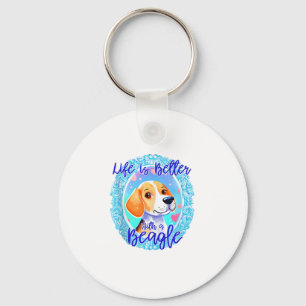 Llavero Dueño beagle perro cachorro mamá beagle perro ador