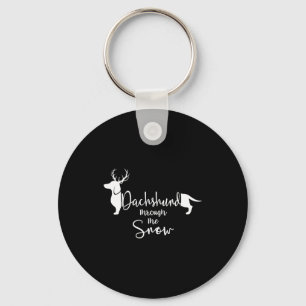 Llavero Dueño de perro salchicha Dachshund nieve lindo Wie