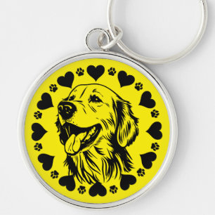 Llavero Dueño del perro de Golden Retriever