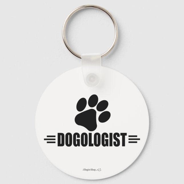 Llavero Dueño humorístico de perros (Anverso)