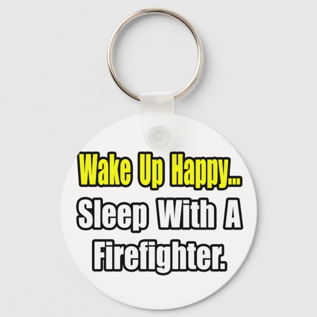 Llavero Duerme con un bombero (Anverso)