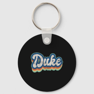 Llavero Duke First Name Boy Vintage Style 70s 80s Personal