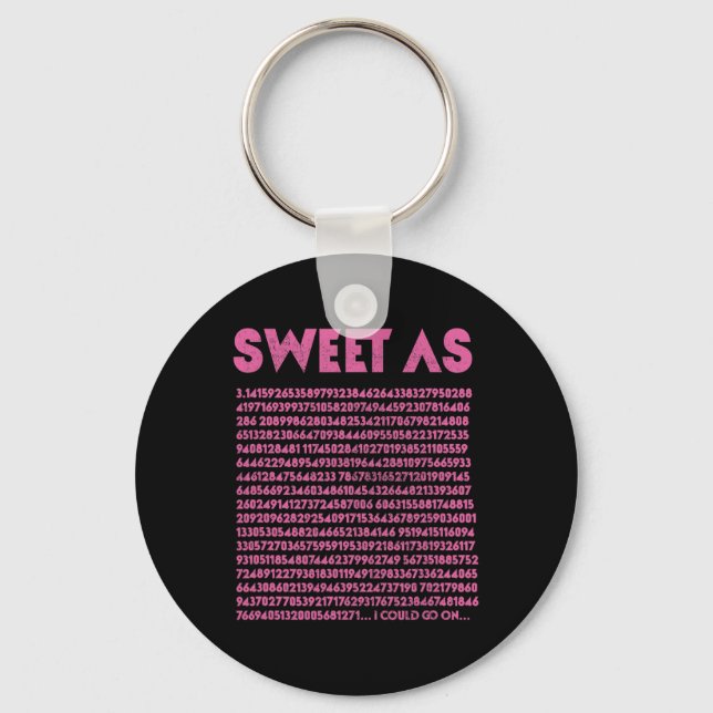 Llavero Dulce Como Maestra De Math Geek Pi 3.14 3.14 Pi Da (Anverso)