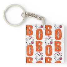 Dulce diseño de Halloween del fantasma Kawaii “Boo