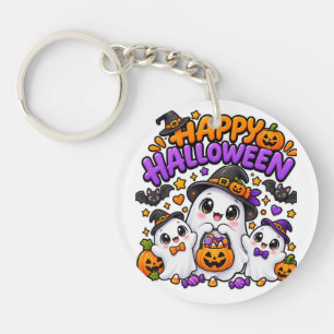 Llavero Dulce familia de fantasmas de Halloween