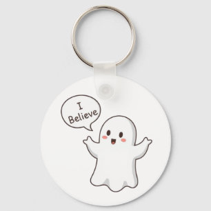 Llavero Dulce Fantasma Creo Dibujo Animado