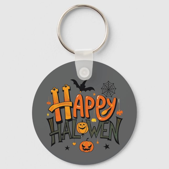 Llavero Dulce feliz Halloween  (Anverso)