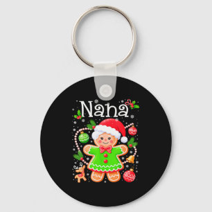 Llavero Dulce Nana Familia De Pan De Jengibre Navidad Co
