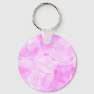 Llavero Dulce Patrón Colorido de Color Rosa Claro de Moda