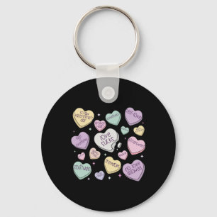 Llavero Dulce Retro Anti San Valentín Corazón Vintage Amor
