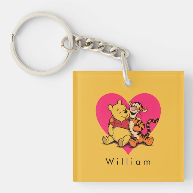 Llavero Dulce Winnie the Pooh y Tigger (Frente)