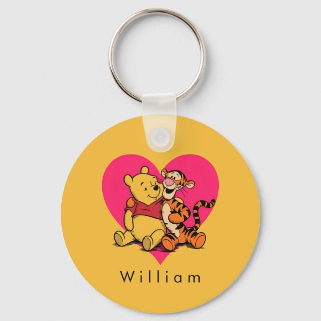 Llavero Dulce Winnie the Pooh y Tigger (Anverso)