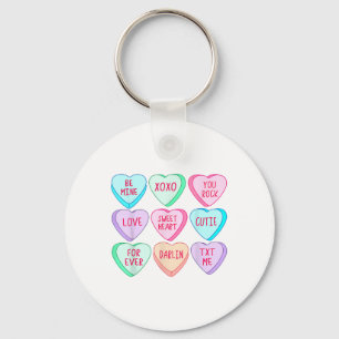 Llavero Dulces corazones dulces adoran a mujeres Camisas D