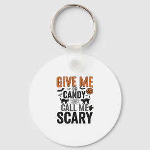 Llavero Dulces de Halloween o Llámame Gráfico Vintage Espe