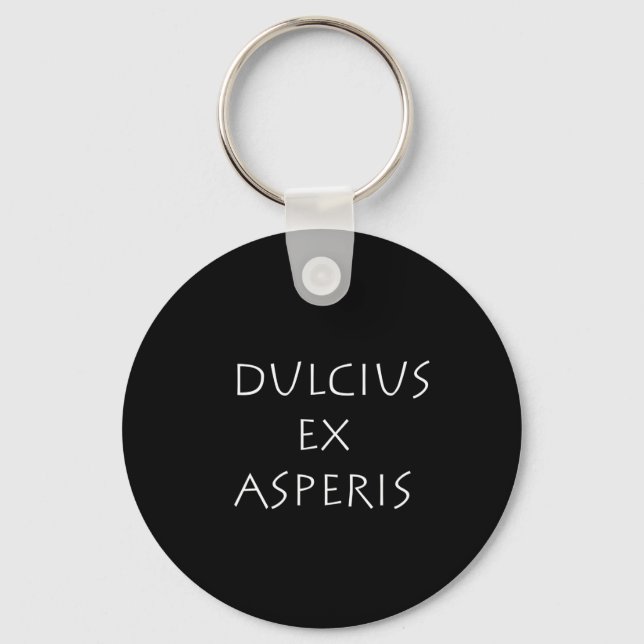 Llavero Dulcius ex asperis (Anverso)