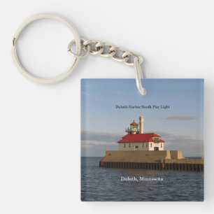 Llavero Duluth Harbour South/North Pierhead enciende la ll