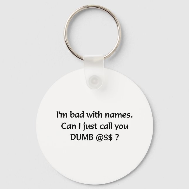 LLAVERO ¿DUMB @$$? (Anverso)