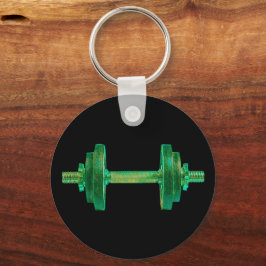 Llavero Dumbbell Retro Bodybuilder Gym Fitness O Entrenado