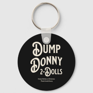 Llavero Dump donny 2 muñecas dos muñecas Trump Humor sobre