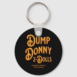 Llavero Dump donny 2 muñecas dos muñecas Trump Humor sobre