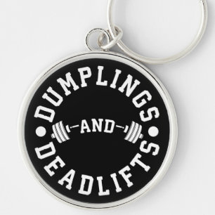 Llavero Dumplings and Deadlifts - Divertido entrenamiento