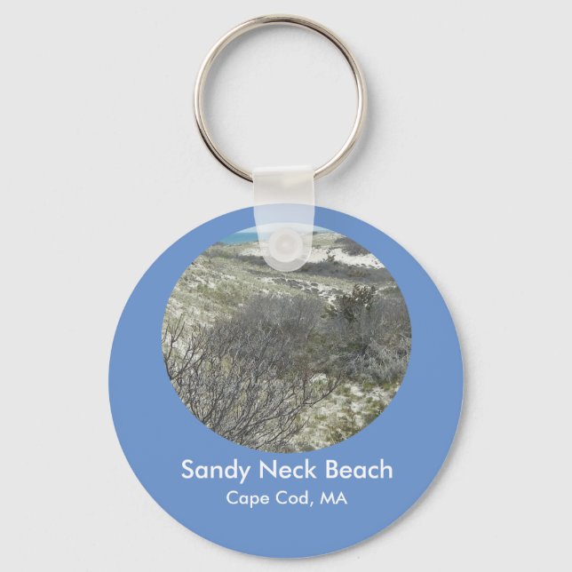 Llavero Dunas de arena en Sandy Neck Beach Keychain (Anverso)