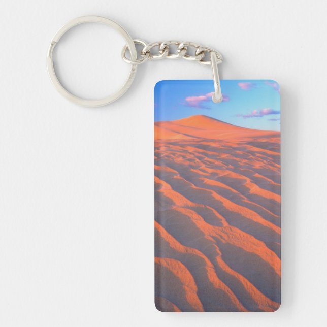 Llavero Dunas de Dumont, dunas de arena y nubes (Frente)
