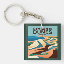 Llavero Dunas de oso durmiente Michigan