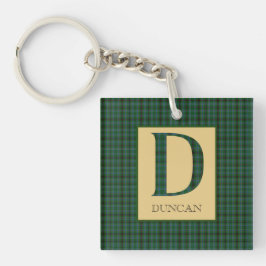 Llavero Duncan Tartan Monogram D