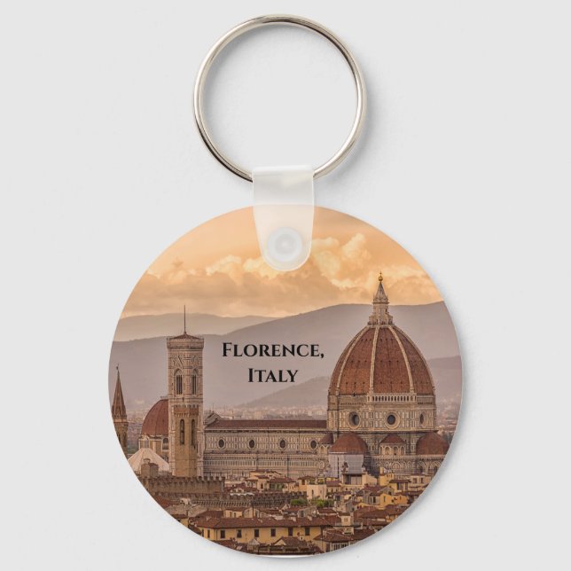 Llavero Duomo di Firenze Florence Italy Design Keychain (Anverso)