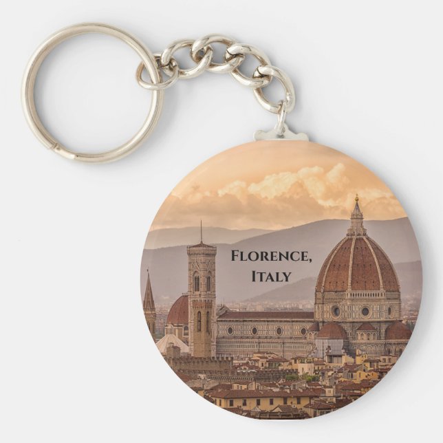 Llavero Duomo di Firenze Florence Italy Design Keychain (Frente)