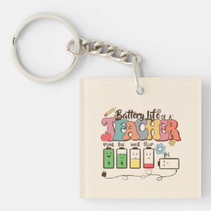 Llavero Duración de la batería de un profesor - Educador r