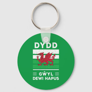 Llavero Dydd Gæyl Dewi Hapus Feliz Día 2 De St Davids