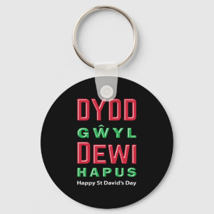 Llavero Dydd Gæyl Dewi Hapus Feliz Día 5 De San Davids