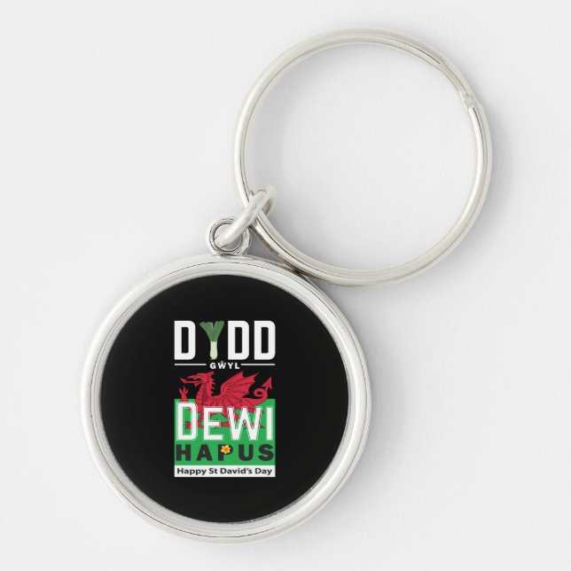 Llavero Dydd Gæyl Dewi Hapus Feliz Día 7 (Frente)