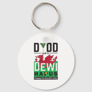 Llavero Dydd Gæyl Dewi Hapus Feliz Día de St Davids 6