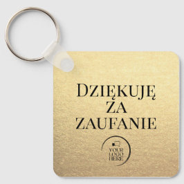 Llavero DziękujæGracias por su negocio en polaco