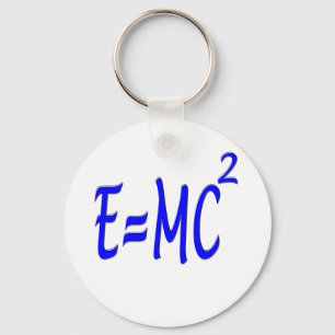 Llavero E = MC 2 (blue)