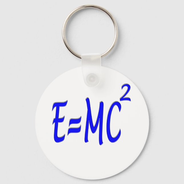Llavero E = MC 2 (blue) (Anverso)