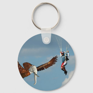 Llavero Eagle elefante elegante